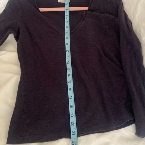 NATION Ltd Tee Bundle Long Sleeve, Size Small, a Navy Blue and a Tan - Picture 12 of 13